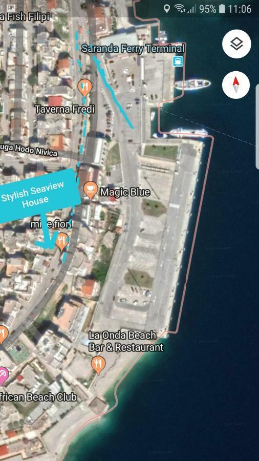 Stylish Seaview House Lägenhet Sarandë Exteriör bild